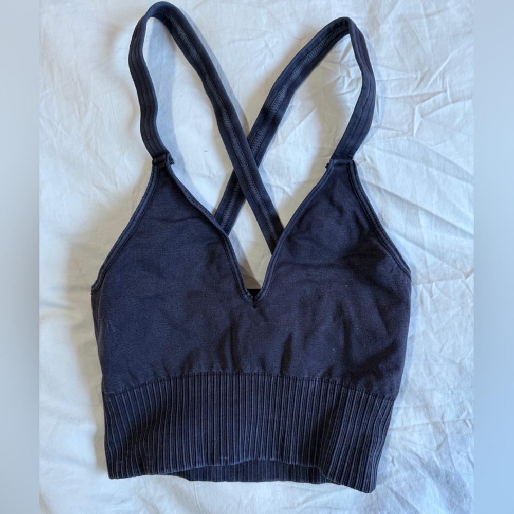 Free People Sports bra crop S black
